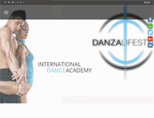 Tablet Screenshot of danzalifestylestudios.com